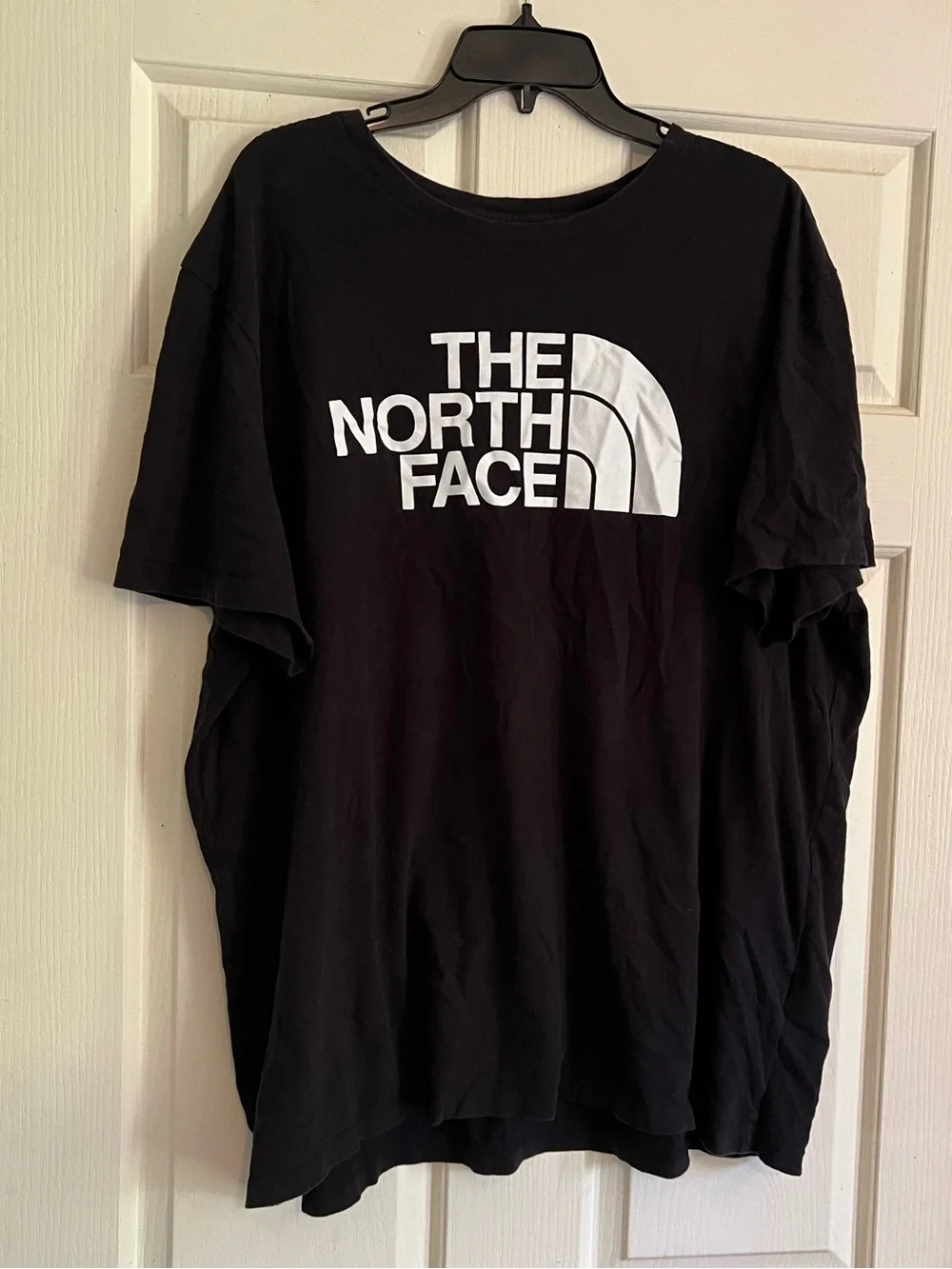 The North Face Black Short Sleeve Tee with White Logo